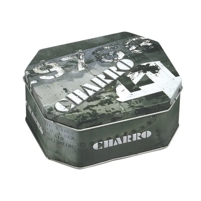 octagonal tea gift tin box for package