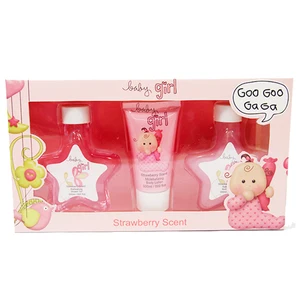 beauty kids personal body lotion, skin care bath wash gift set