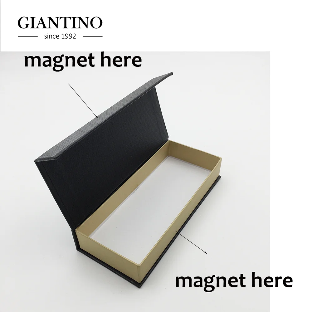 magnet closure cardboard paper pen box for pen