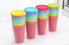 Food grade plastic pitcher and tumbler wit embossed logo set