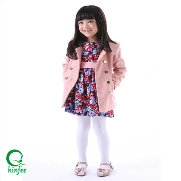 SGC003 Latest 5 Years Old Girl Suit Children Winter Coat