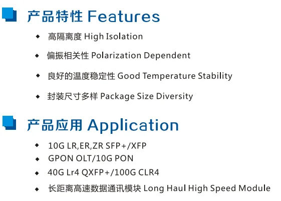 Isolator Feature