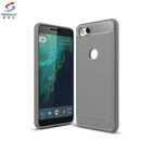 Saiboro Ultra Thin Brush Tpu Carbon Soft Mobile Phone Case Cover For Google Pixel 2 Protective Case