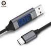 usb-c charger cable with LCD for mobile phone