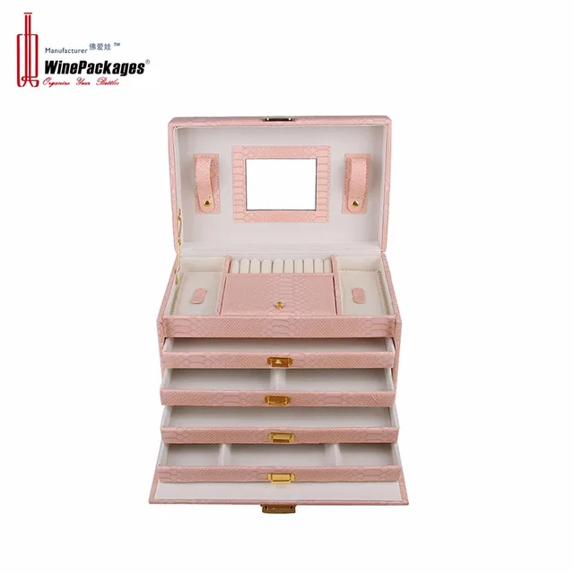 handmade custom high-quality leather jewelry box