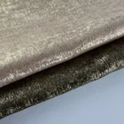 Yuhong 2019 fashion style washed DTY fabric satin chiffon foil metallic fabric for dinner party dress / formal dress