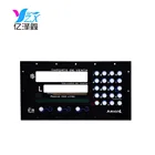 Graphic overlay flexible display membrane panel keypad