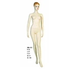 Window display skin color woman mannequins for clothing shop