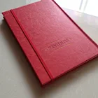 journal notebook with logo hot gold stamping