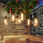 Fancy colorful glass bubble hanging pendant lights art deco flower chandelier for home