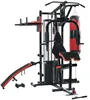 Home gym equipment multi station bench machine squat hand weights set pull up excercise