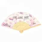 Fan Hand Fan Custom Printed Folding Personalized Wholesale Fan Hand Held