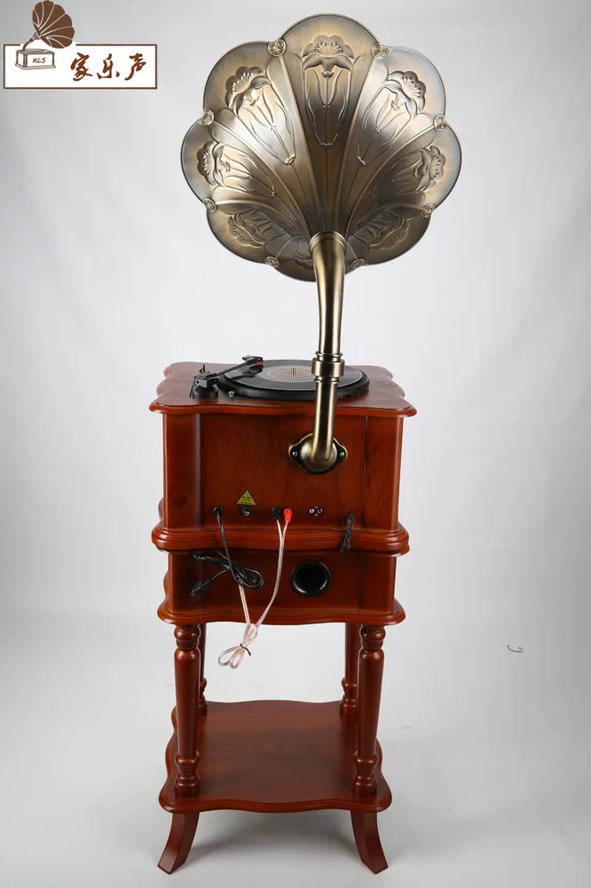 Kellogg acoustic phonograph record player manufacturer vinyl machine retro wooden crafts national shipping