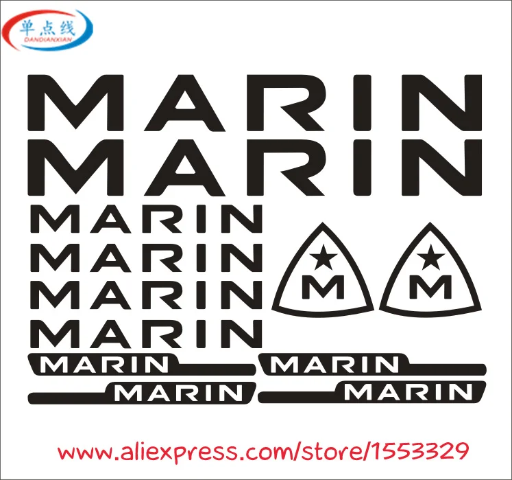 marin bike stickers