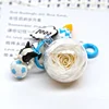 Wedding Gift Keychains Flower Ball Custom Acrylic PVC Keychain Key Ring