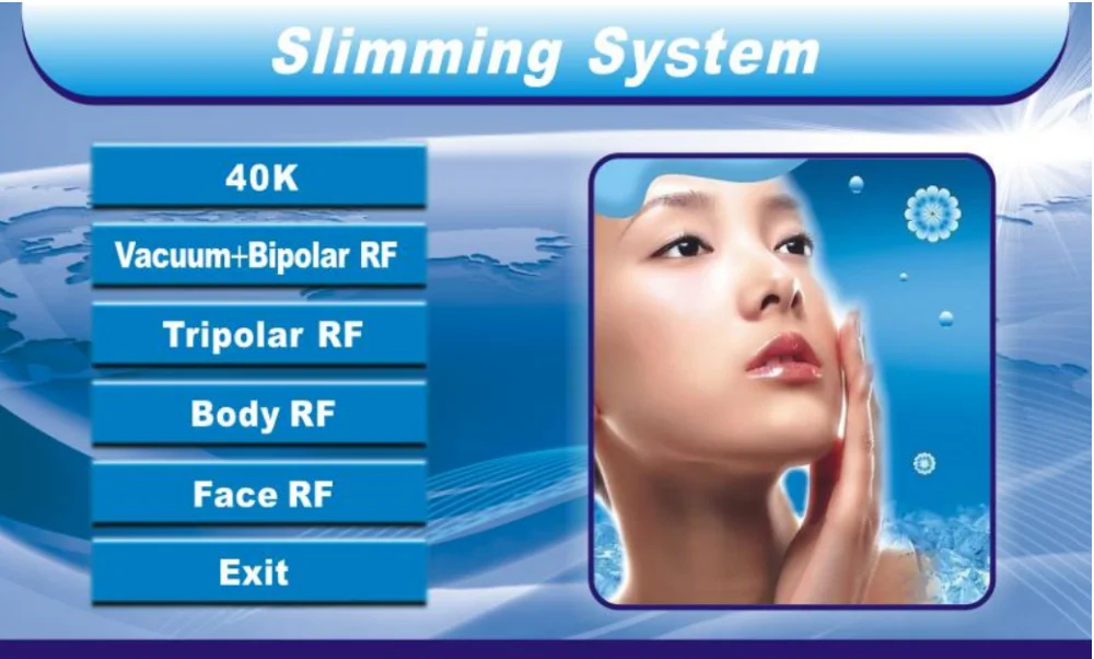 5 in I ultrasound desktop rf vacuum fat removal Ultrasonic Cavitation Home Use slimming Machine