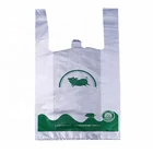 Sale promotional logo print T- shirt custom plastic bag