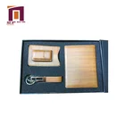 Corporate Customized Luxury Gift Set Card holder with Pen and Keychain for Staff
