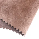 Plain Microfiber Suede Fabric Velvet High Quality 100% Polyester Brown Color Microfiber Faux Suede Velvet Fabric For Shoes