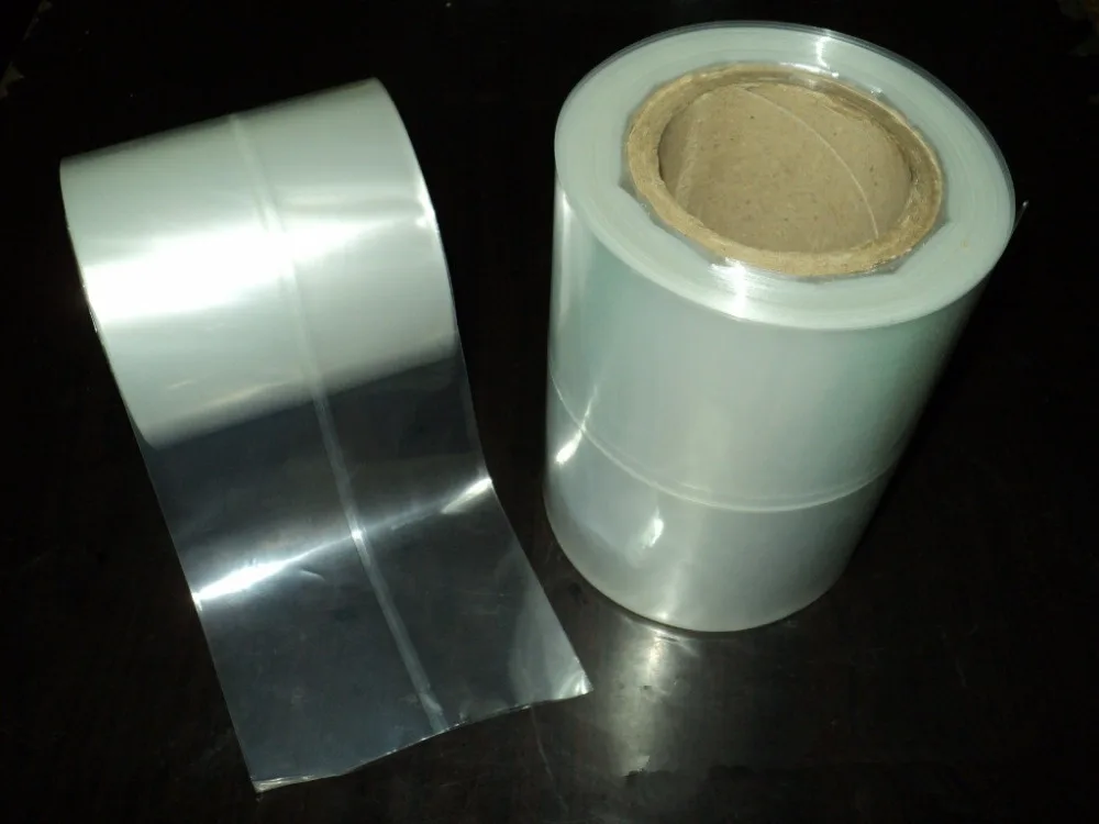 Clear polyester heat shrink film for making bottle label