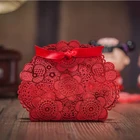 Wiishmade Gift Packaging Chinese Red Wedding Box for Candy Chocolate Candy Boxes Wholesale
