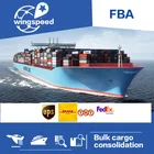 Reliable Sea freight 40 high cube container From China To UK Amazon FBA --Skype:bonmediry