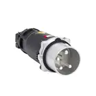 IP67 EN61000 4P Large High Amp Plug and socket 200A