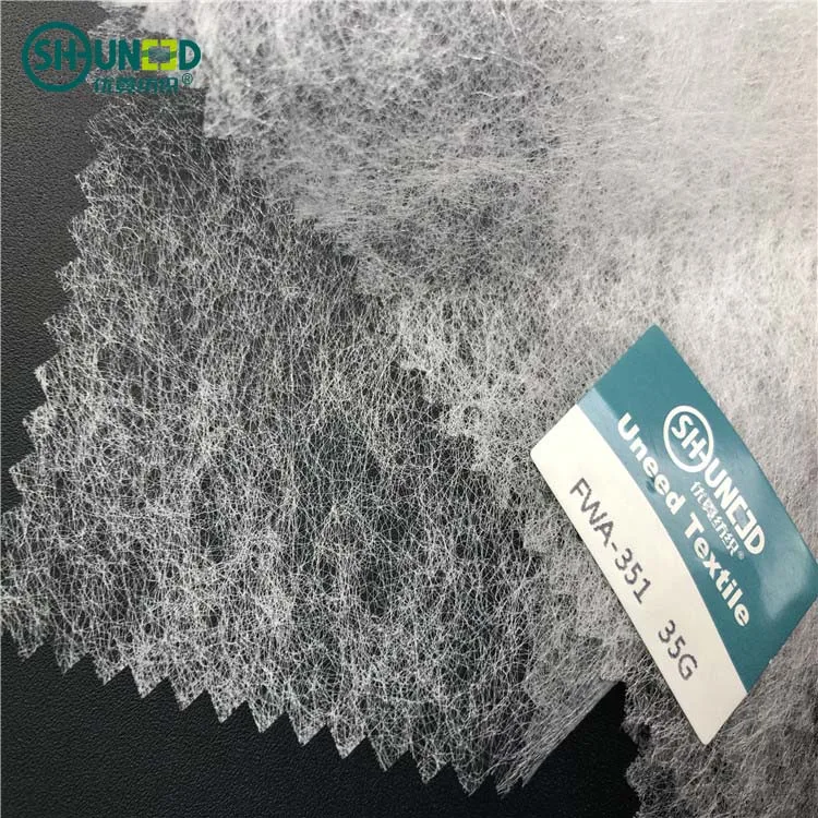 PA Double Sided Fusible Bonding Web Dimension Stability Interfacing Fabric Fusible Interlining Tape