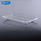 Quality clear blister PET plastic snack food packaging tray