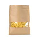 Customized Kraft paper bag With Clear Window, Food/Snacks Bag&Private Order