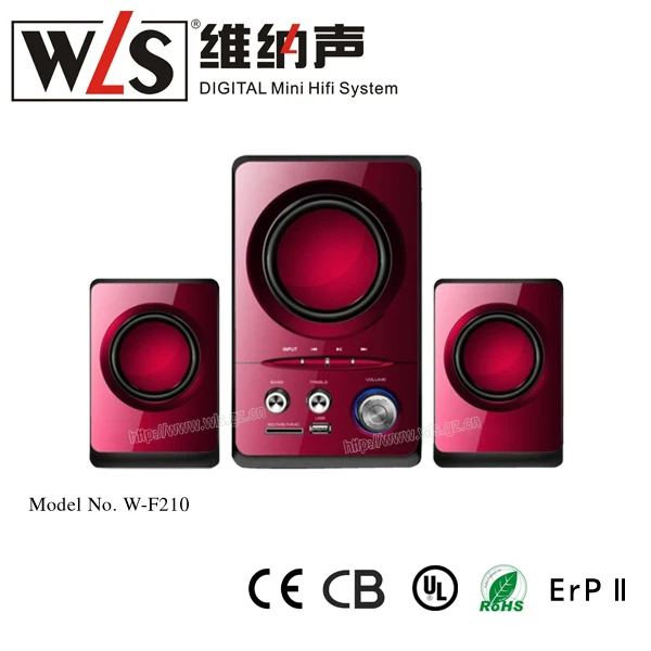 WLS Top 3 Home Theater System portable active radio player W-F210 support USB - ANKUX.COM
