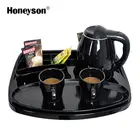 Hotel Maker Electric Stainless Steel Kettle With Tea Tray