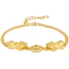 JJH002 Gold Plated Wealth Pixiu Bracelet Luck Feng Shui Bracelet