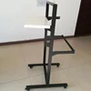 Customized Unique design black metal clothing display rack for store fixtures