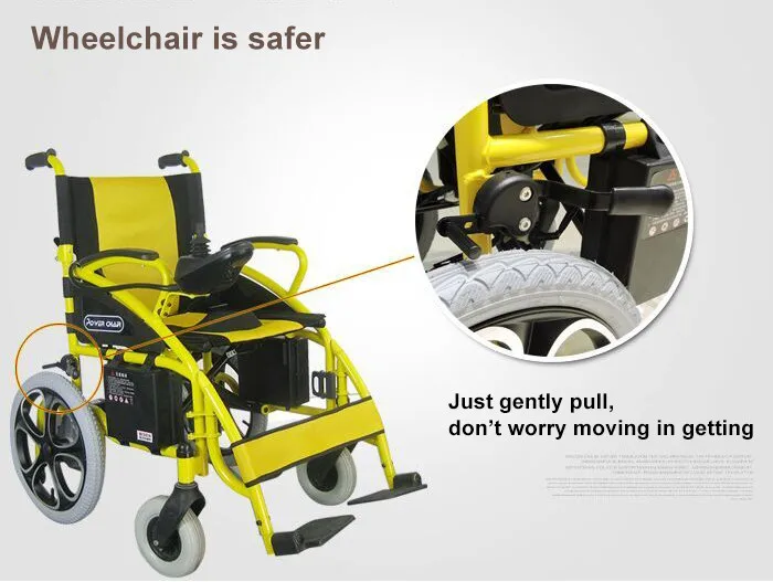 Rehabilitation Therapy Supplier TEW806D Folding Power Electric Wheelchair for Disable