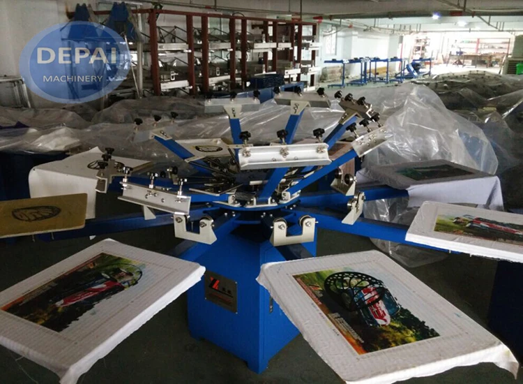 Dpspm450 Cheap Automatic Carousel Screen Textile Printing Machine For Sale Buy Automatic