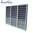 Free air flow aluminium shutter glass louvre windows