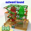 2016 free design kid playground equipment merry go round, 100% safe outbound adventures, commercial grade outbound