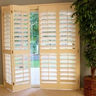 Sun Shade Exterior Customized PVC Adjustable Plantation Shutter Window