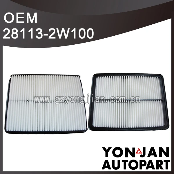 Top Quality paper air filter 281132W100 ,Car Filter Air 28113-2W100 ...