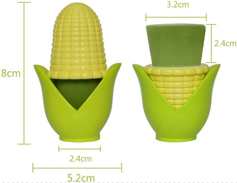new corn shape facial cleansing makeup brushes (3).jpg