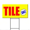 Tile Sale Promotion Business Corrugated Plastic Yard Sign /FREE Stakes