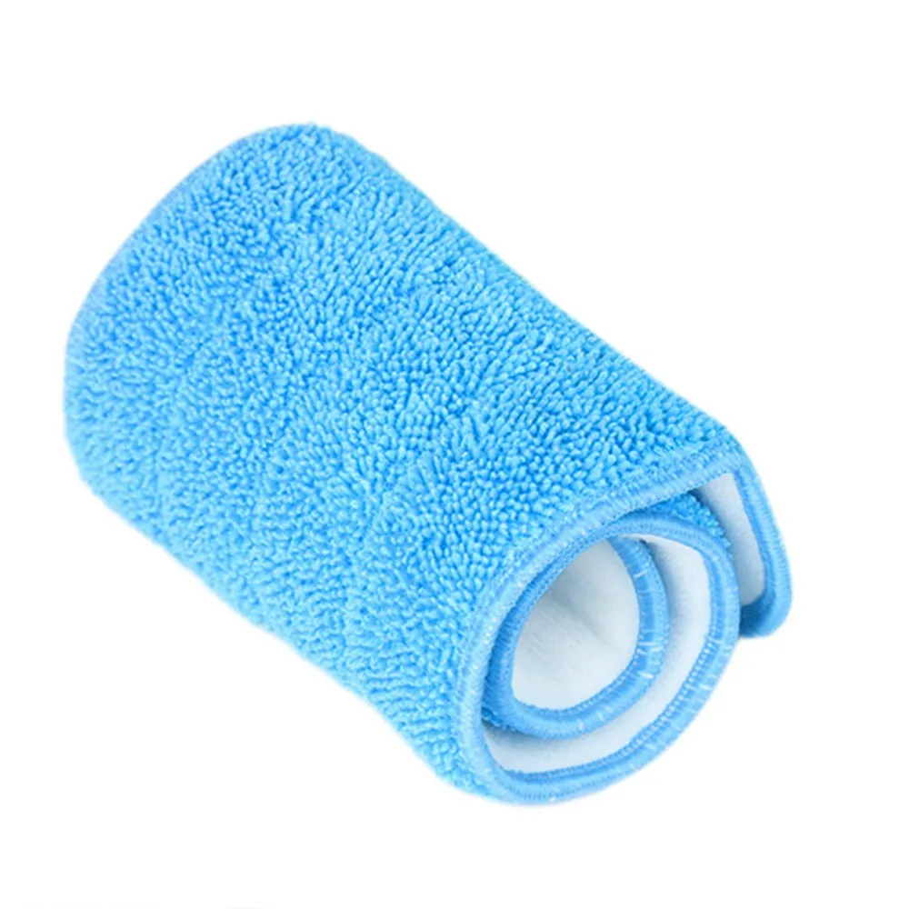 3 Colors Replacement Microfiber Washable Mophead Wet and Dry Cleaning Mop Pads Fit Flat Spray Mops Household Cleaning Tools