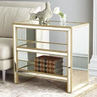 gold live room furniture partition cabinet with new design