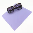 Stylish Pure Color Custom Microfiber Lens Cleaning Cloth