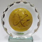 Islamic Muslim Table Stand Gift Quran Glass Art MH-G0387