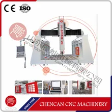 Cnc 5 Axis Horizontal And Vertical Carving / 3d Foam And Mold Engraving Machine 5 Axis Cnc Router For Sale