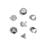 MBW CNC Machined stainless steel metal custom polyhedron dice