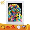 New style diy oil painting by numbers kits colorful lion for home decoration 40*50cm ZL031
