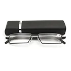 funky styles fancy design reading glasses with case one set metal reading glasses